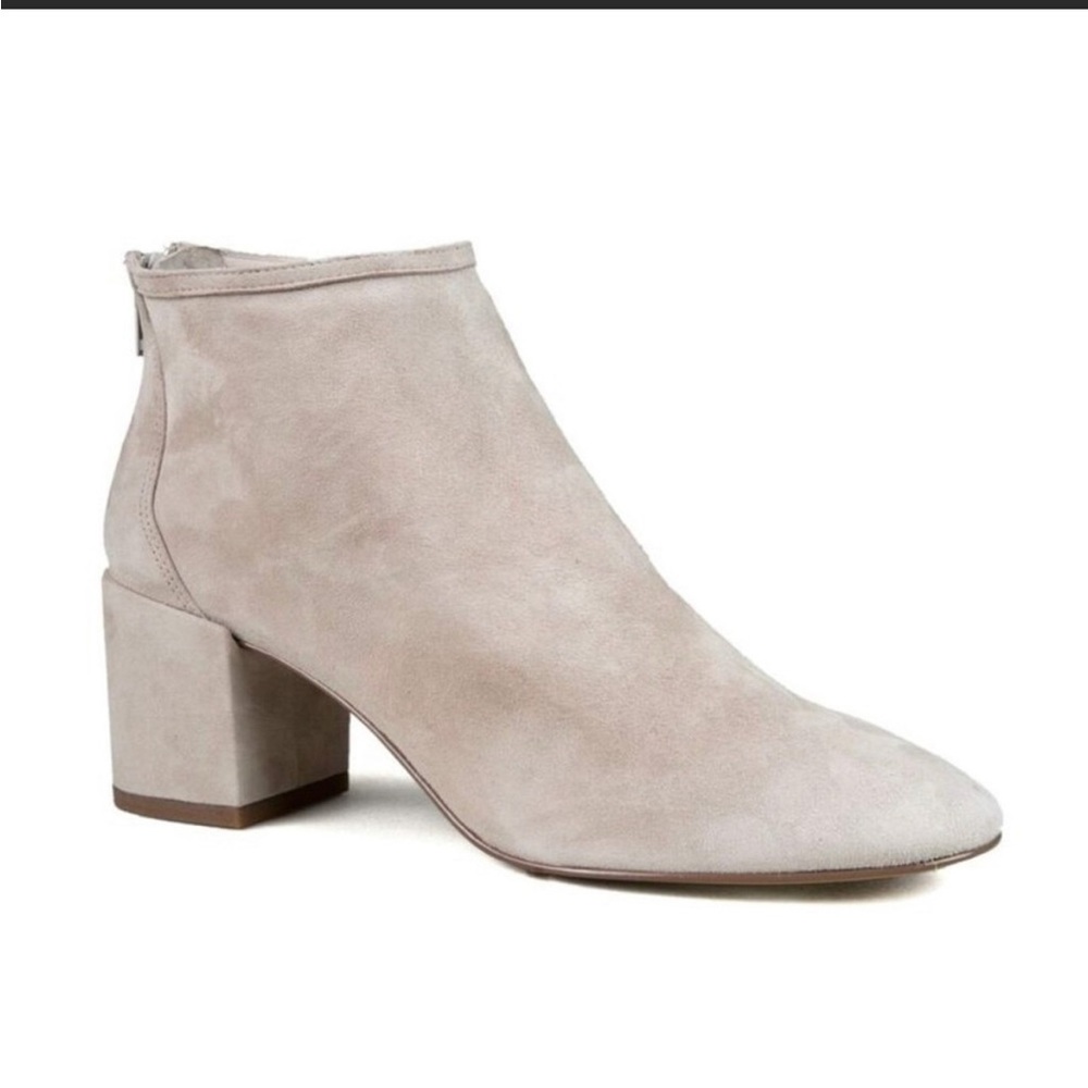 Cecelia Suede block heel ankle boot bootie Size 8